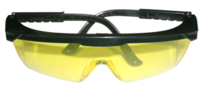 Очки защитные регулируемые, желтые, Скраб 27614