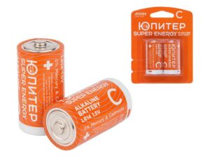Батарейка C LR14 1,5V alkaline 2шт. ЮПИТЕР, JP 2103
