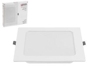 Светильник светодиодный встраиваемый квадрат 12 Вт 4000К, IP44 RS-S LEIDEN ELECTRIC (174*174 мм) (807007)