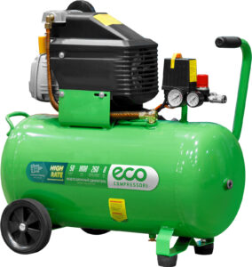 Компрессор ECO AE-501-3 коаксиальный (260 л/мин, 8 атм, коаксиальный, масляный, ресив. 50 л, 220 В, 1.80 кВт)