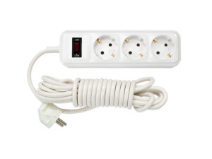 Удлинитель бытовой 3,5м (3 роз., 2.5кВт, с/з, ПВС 3х0,75) Bylectrica (со встроенным ограничителем тока) (У10-3223.5м) (BYLECTRICA)