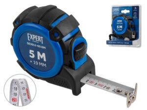 Рулетка  5м/19мм EXPERT STARTUL (SE3012-0519M) (Двухсторонняя шкала нанесения, нейлоновое покрытие, усиленный магнитный двухсторонний зацеп)