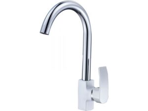Смеситель для кухни D35-A, серия 270 белый, ECONOCE (Поворотный J-излив) (EC0273WT)