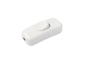 Выключатель на шнур 6А 250В белый BYLECTRICA (ДВУХПОЛЮСНЫЙ) (ВШ216-002)