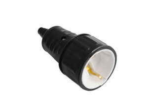 Розетка 1-ая переносная (с/з, 16А, 250В) черная, Bylectrica (Р16-360) (BYLECTRICA)