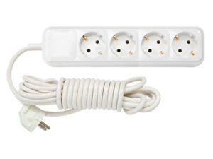 Удлинитель бытовой 3,5м (4 роз., 3.7кВт, с/з, ПВС 3х1,5) BYLECTRICA (Макс. мощность - 3700 Вт, ток - 16А) (У16-3293.5м)