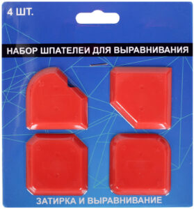 Набор шпателей для выравнивания Vertextools 4 предм.