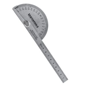 Транспортир с линейкой 90 х 150 мм, Vertextools