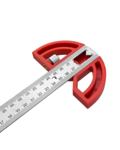 Линейка разметочная 7 в 1, 300 х 25 мм Inox + пластик pa66 толщина 1.7 мм, Vertextools Profi