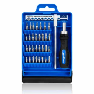 Отвертка универсальная со сменными вставками 33 шт, Vertextools