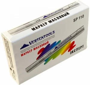 Маркер краска строительный белый, Vertextools
