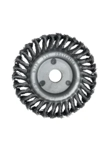 Щетка плоская для УШМ крученая 200 х 22.22 мм, Vertextools