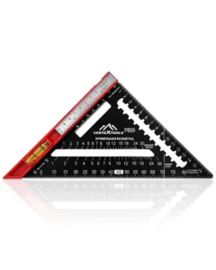 Угольник многофункциональный 7 в 1, Inox + ABS толщина 1.9 мм, Vertextools Profi